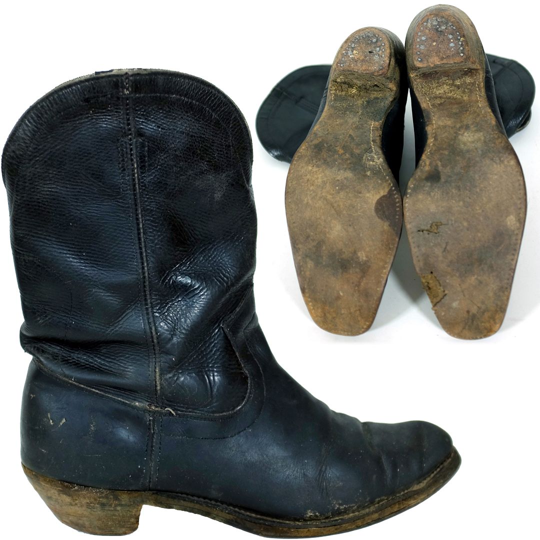 original 1930s working cowboy’s cowboy boots VintageHaberdashers Blog